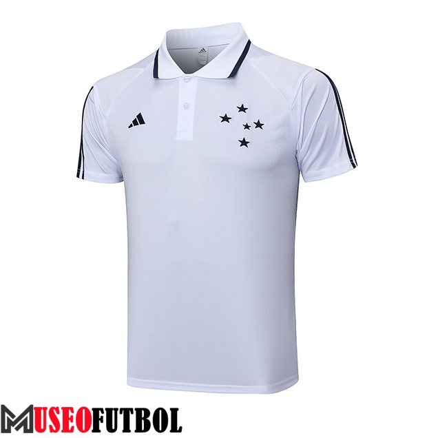 Camiseta Polo Cruzeiro Blanco 2023/2024