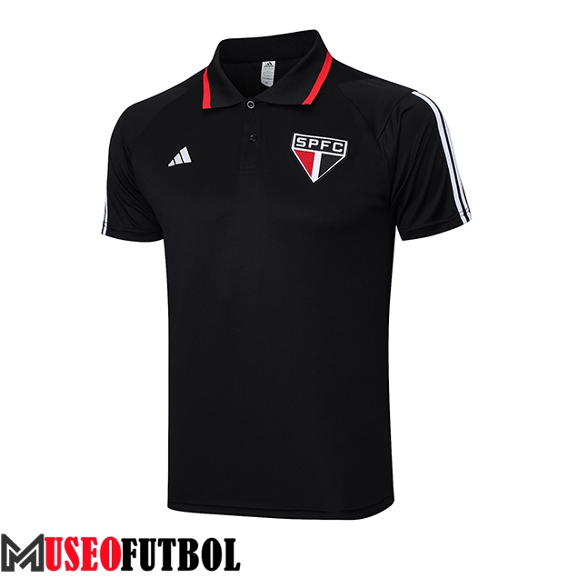 Camiseta Polo Sao Paulo FC Negro 2023/2024