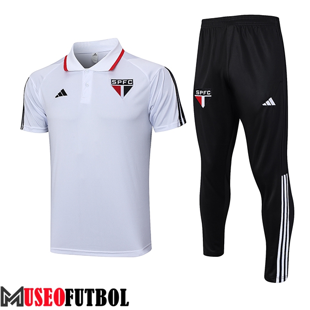 Camiseta Polo Sao Paulo FC Blanco 2023/2024