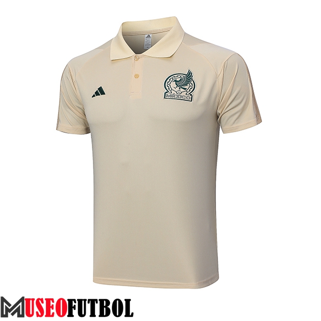 Camiseta Polo México Amarillo 2023/2024