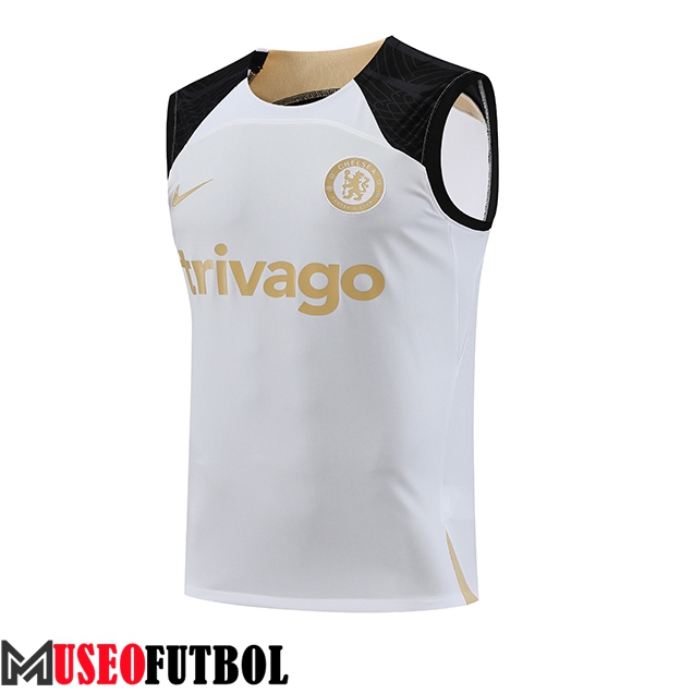 Chalecos De Futbol FC Chelsea Blanco 2023/2024 -02