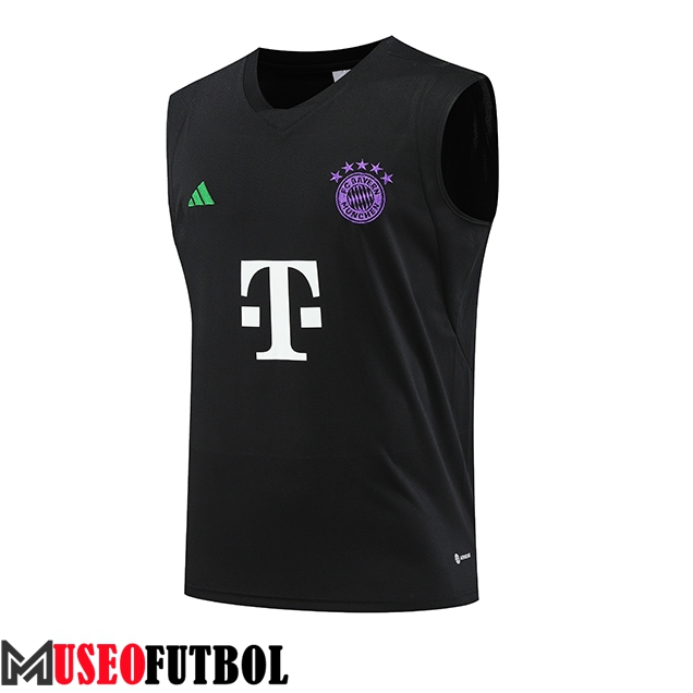 Chalecos De Futbol Bayern Munich Negro 2023/2024 -02