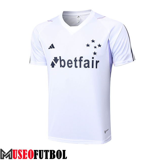 Camiseta Entrenamiento Cruzeiro Blanco 2023/2024