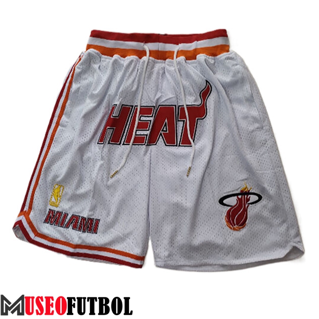 Cortos NBA Miami Heat Blanco -02