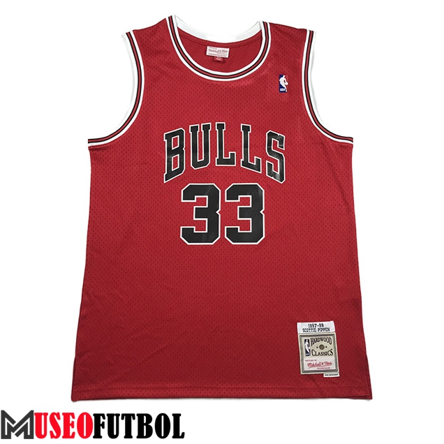 Camisetas Chicago Bulls (PIPPEN #33) 2023/24 Rojo