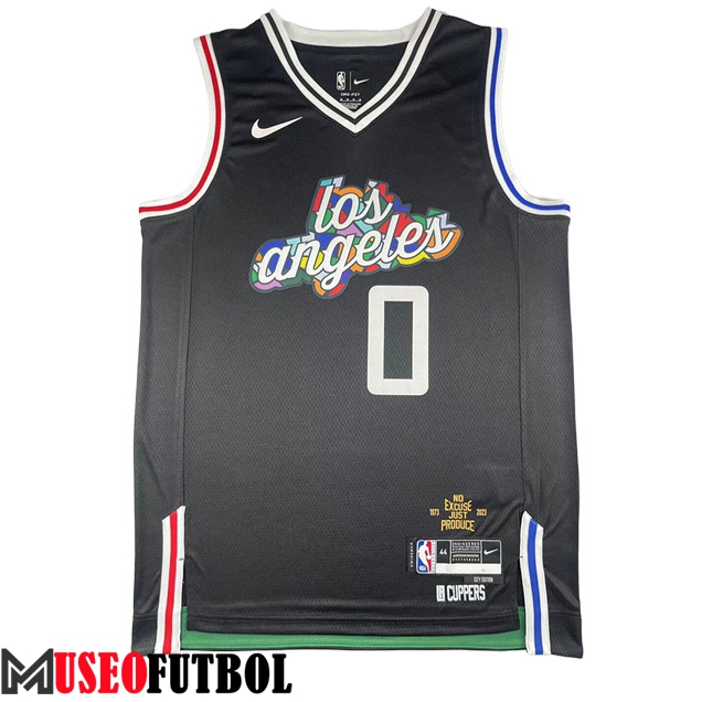 Camisetas Los Angeles Clippers (WESTBROOK #0) 2023/24 Negro