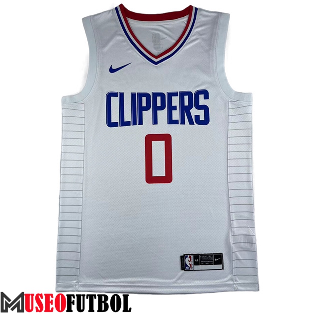 Camisetas Los Angeles Clippers (WESTBROOK #0) 2023/24 Blanco