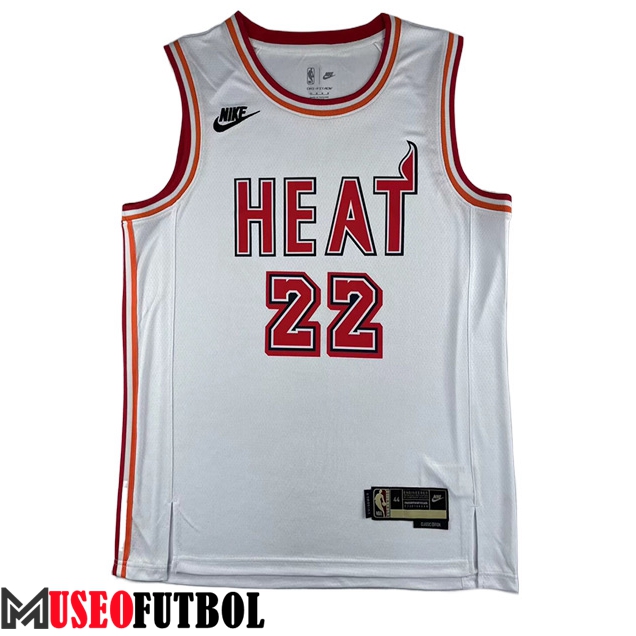 Camisetas Miami Heat (BUTLER #22) 2023/24 Blanco