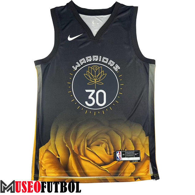 Camisetas Golden State Warriors (CURRY #30) 2023/24 Negro