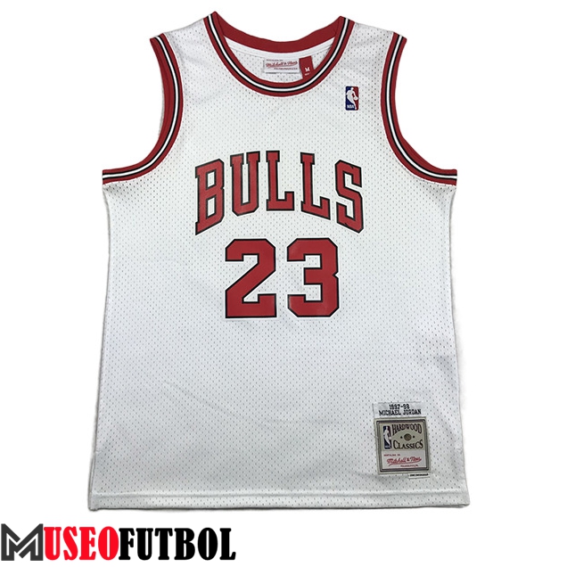 Camisetas Chicago Bulls (JORDAN #23) 2023/24 Blanco -02