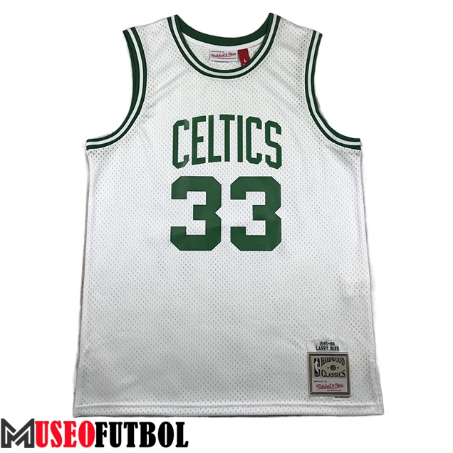 Camisetas Boston Celtics (BIRD #33) 2023/24 Blanco