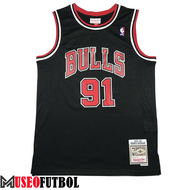 Camisetas Chicago Bulls (RODMAN #91) 2023/24 Negro