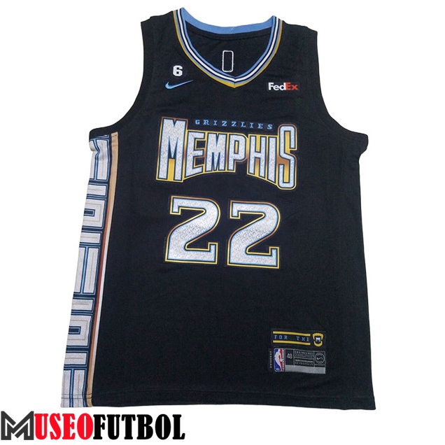 Camisetas Memphis Grizzlies (BANE #22) 2023/24 Negro -02