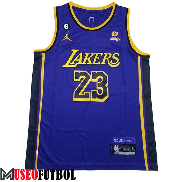 Camisetas Los Angeles Lakers (JAMES #23) 2023/24 Azul