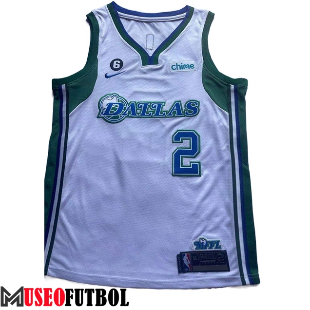 Camisetas Dallas Mavericks (IRVING #2) 2023/24 Blanco