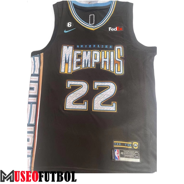 Camisetas Memphis Grizzlies (BANE #22) 2023/24 Negro -03