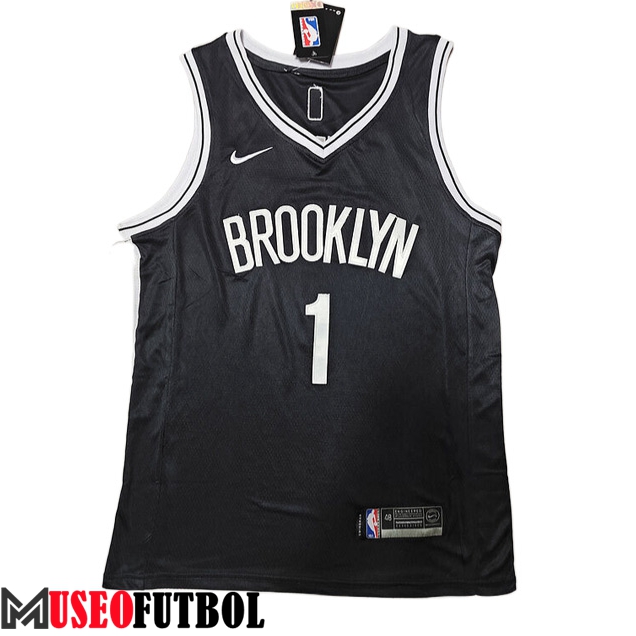 Camisetas Brooklyn Nets (BRIDGES #24) 2023/24 Negro