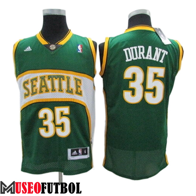 Camisetas Oklahoma City Thunder (DURANT #35) 2023/24 Verde