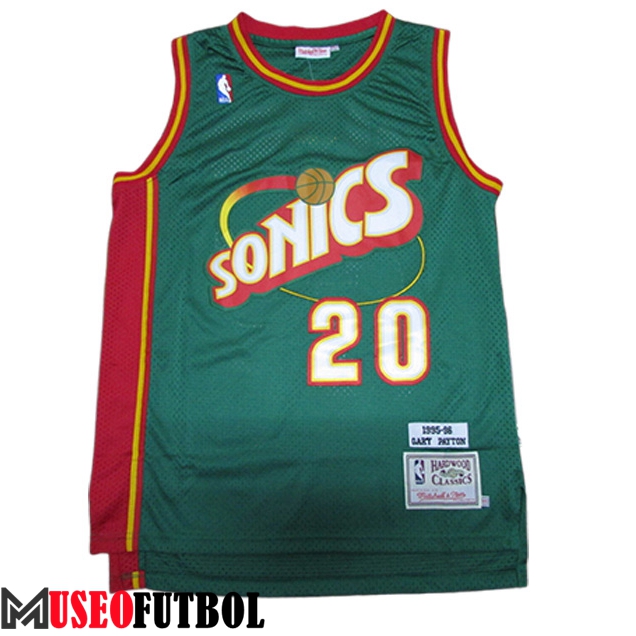 Camisetas Oklahoma City Thunder (PAYTON #20) 2023/24 Verde -03