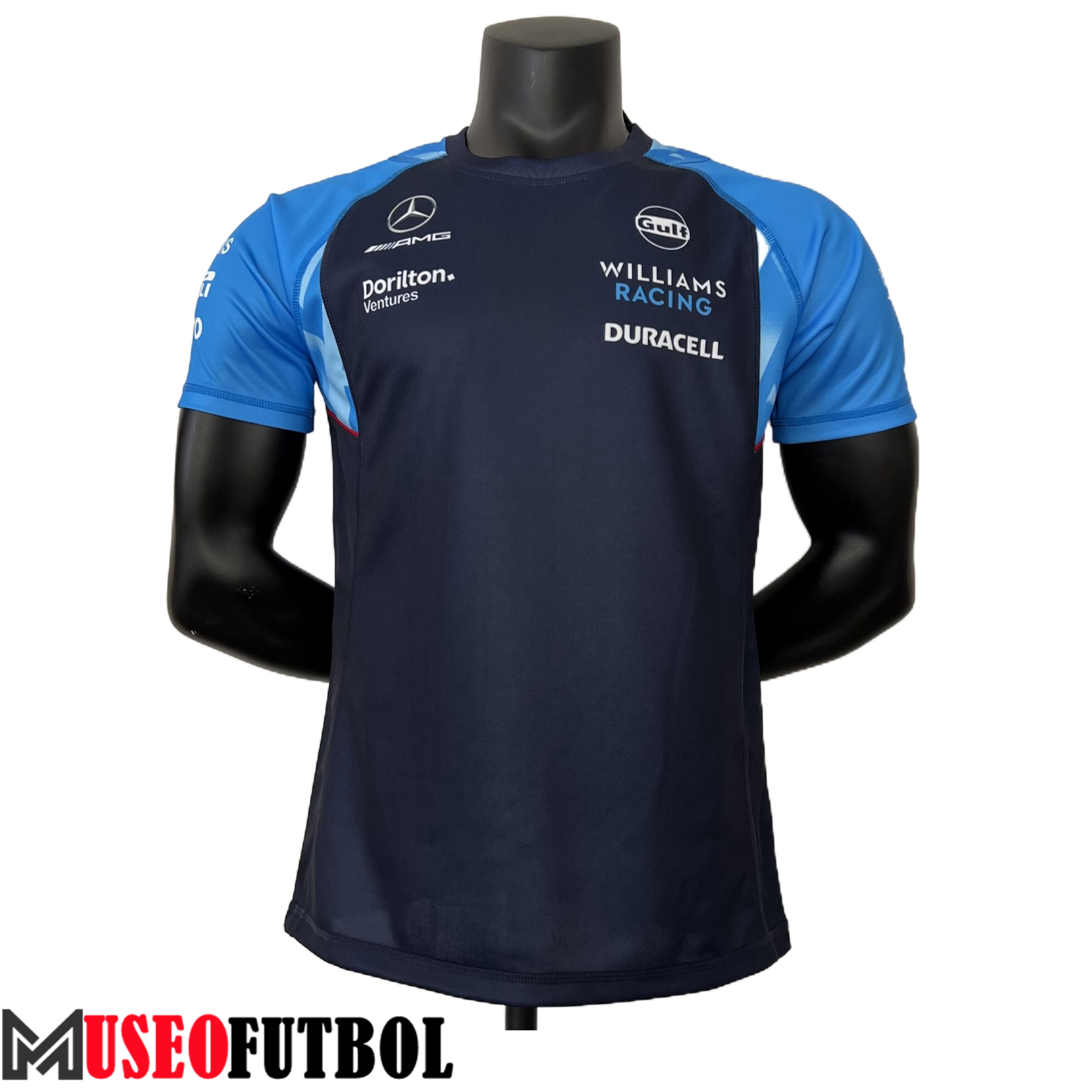 Camiseta de manga corta F1 Mercedes Benz Team Azul marino 2023