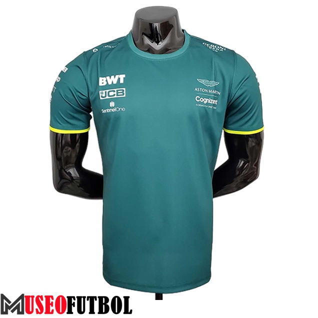 Camiseta de manga corta F1 Aston Martin Team Verde 2023 -02