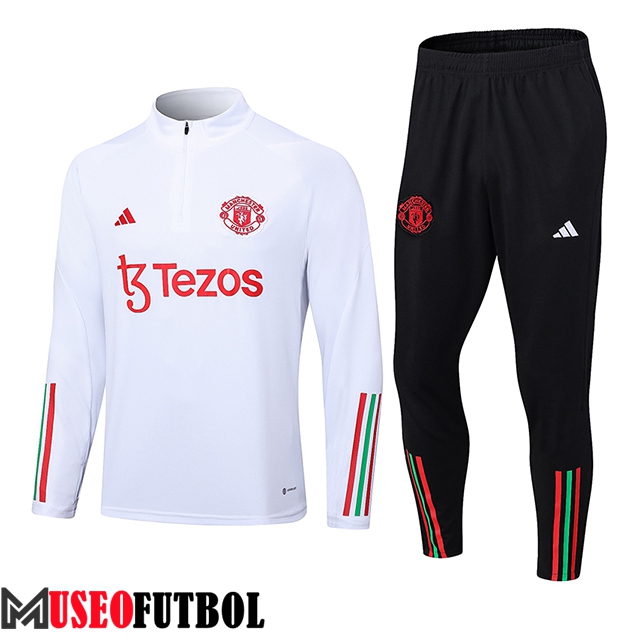 Chandal Equipos De Futbol Manchester United Blanco 2023/2024 -03