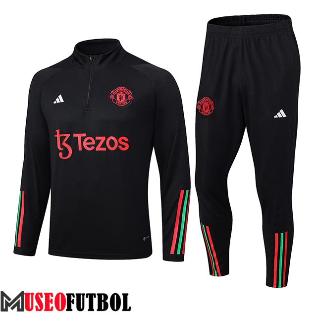 Chandal Equipos De Futbol Manchester United Negro 2023/2024 -02