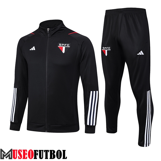 Chandal Equipos De Futbol - Chaqueta Sao Paulo FC Negro 2023/2024