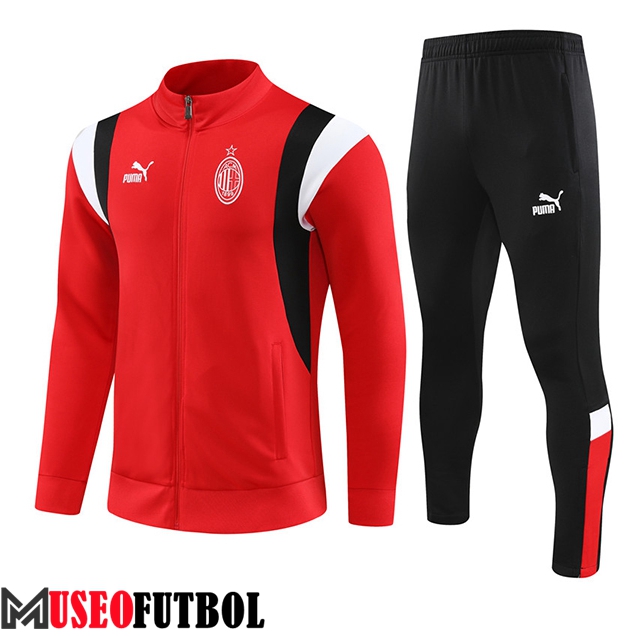 Chandal Equipos De Futbol - Chaqueta AC Milan Rojo 2023/2024