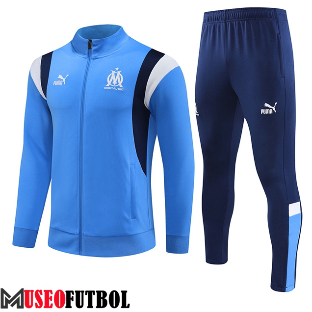 Chandal Equipos De Futbol - Chaqueta Marsella Azul Claro 2023/2024