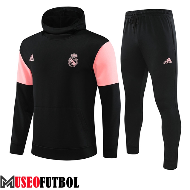 Chaqueta Con Capucha Chandal Real Madrid Negro 2023/2024