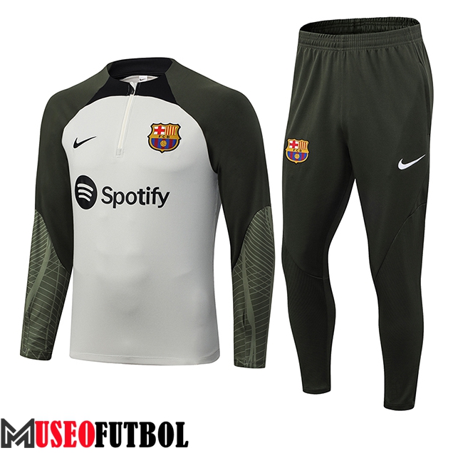 Chandal Equipos De Futbol FC Barcelona Gris Claro 2023/2024