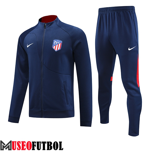 Chandal Equipos De Futbol - Chaqueta Atletico Madrid Azul marino 2023/2024