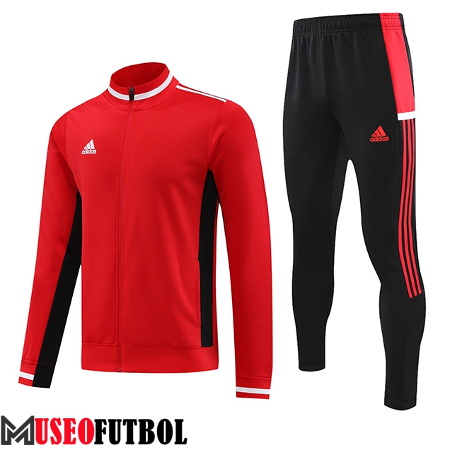 Chandal Equipos De Futbol - Chaqueta Adidas Rojo 2023/2024 -02