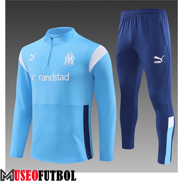 Chandal Equipos De Futbol Marsella Ninos Azul Claro 2023/2024