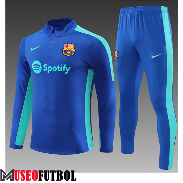 Chandal Equipos De Futbol FC Barcelona Ninos Azul 2023/2024 -02