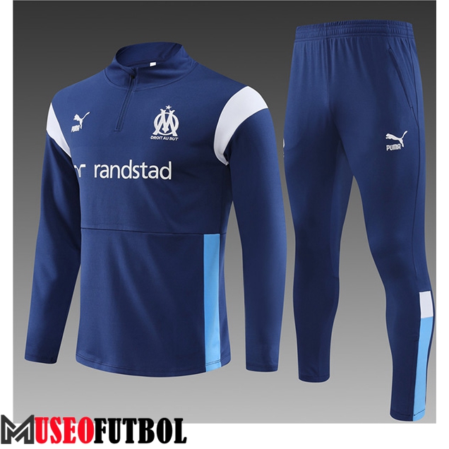 Chandal Equipos De Futbol Marsella Ninos Azul Claro 2023/2024 -02