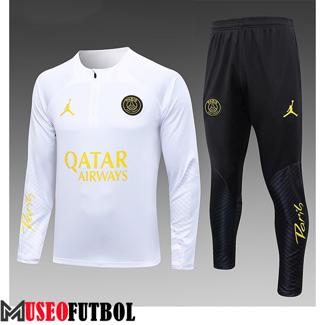 Chandal Equipos De Futbol PSG Jordan Ninos Blanco 2023/2024