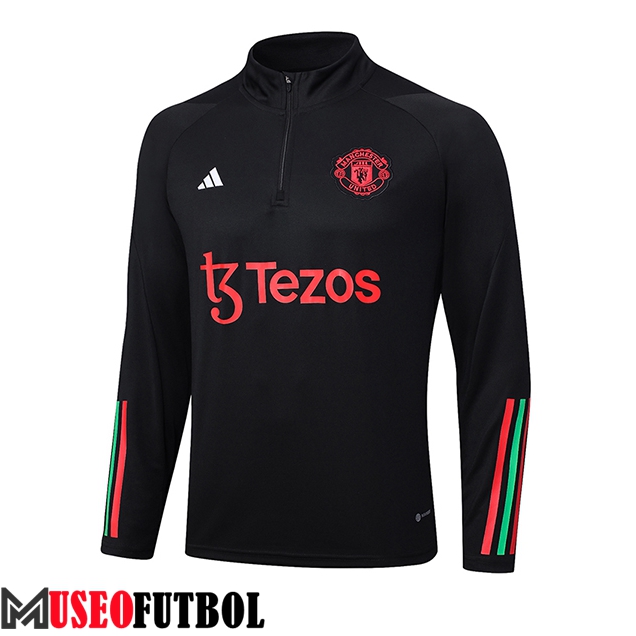 Sudadera De Entrenamiento Manchester United Negro 2023/2024