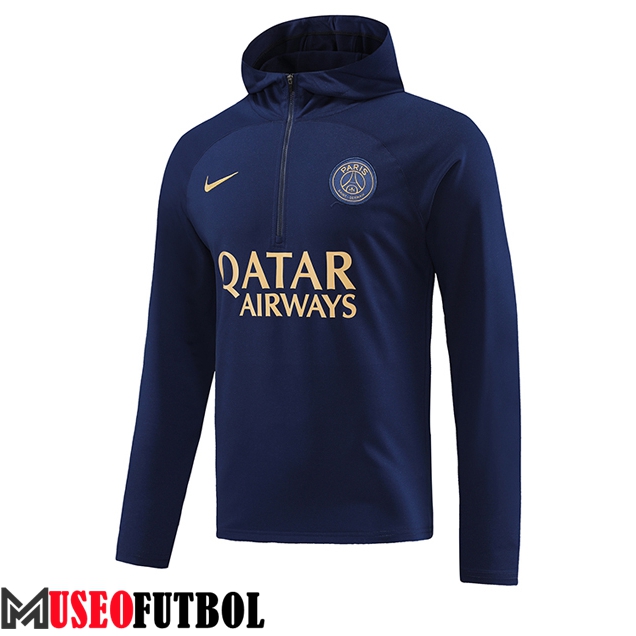 Sudadera De Entrenamiento Capucha PSG Azul marino 2023/2024