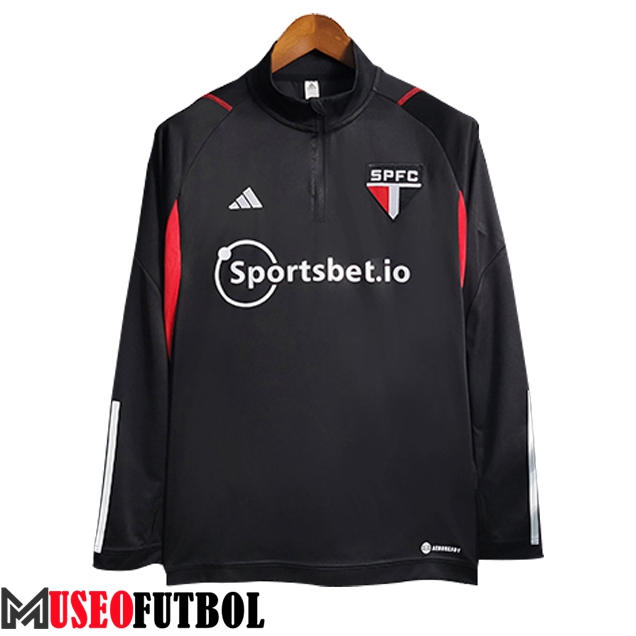 Sudadera De Entrenamiento Sao Paulo FC Negro 2023/2024 -02