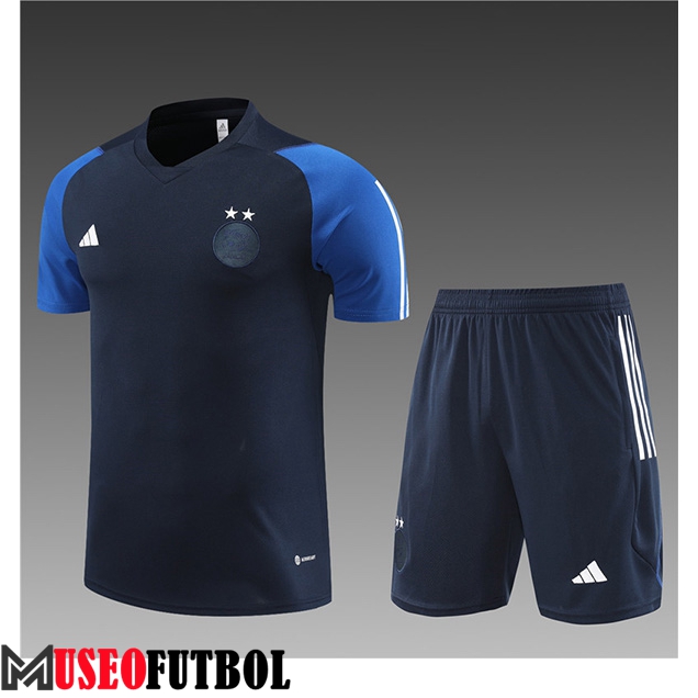 Camiseta Entrenamiento + Cortos Argelia Ninos Azul marino 2023/2024