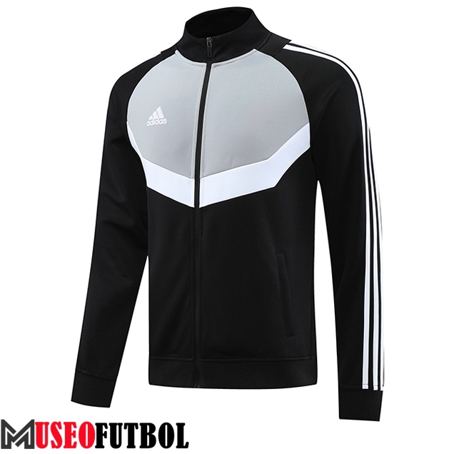 Chaquetas Futbol Adidas Negro/Gris 2023/2024