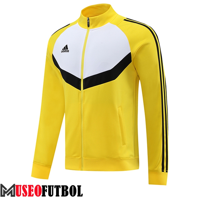 Chaquetas Futbol Adidas Blanco/Amarillo 2023/2024