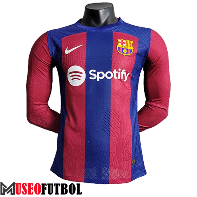 Camisetas De Futbol FC Barcelona Manga Larga Primera 2023/2024