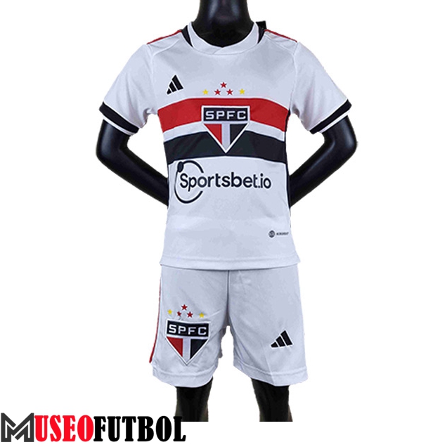 Camisetas De Futbol Sao Paulo FC Ninos Primera 2023/2024