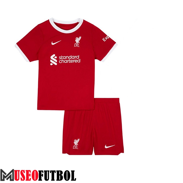 Camisetas De Futbol FC Liverpool Ninos Primera 2023/2024