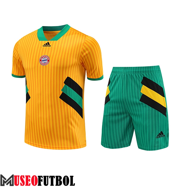 Camiseta Entrenamiento + Cortos Bayern Munich Amarillo 2023/2024 -02