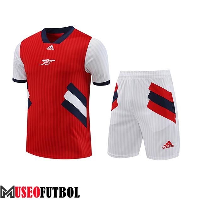 Camiseta Entrenamiento + Cortos Arsenal Rojo 2023/2024 -02