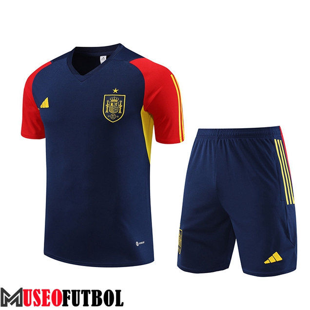 Camiseta Entrenamiento + Cortos España Azul marino 2023/2024